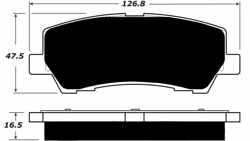 Porterfield Brake Pads for 2016 FORD Mustang 6 Cyl EcoBoost