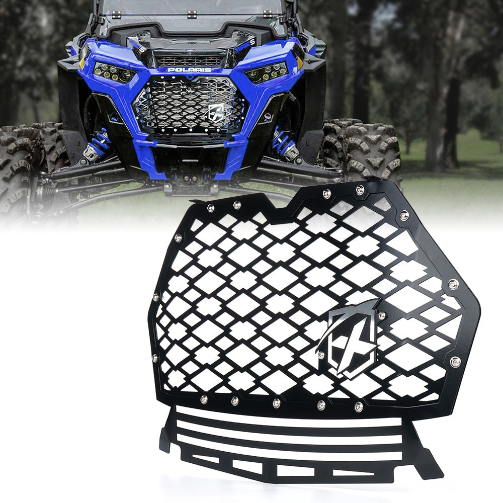 Xprite Steel Mesh Grille with Light Bar 2019-2023 Polaris RZR 1000 XP