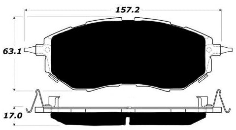 Porterfield Brake Pads for 2016 SUBARU LEGACY OUTBACK/WAGON 3.6R