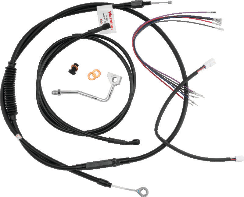 Burly Brand Gorilla Bar Control Kit 16in - Black B30-1177