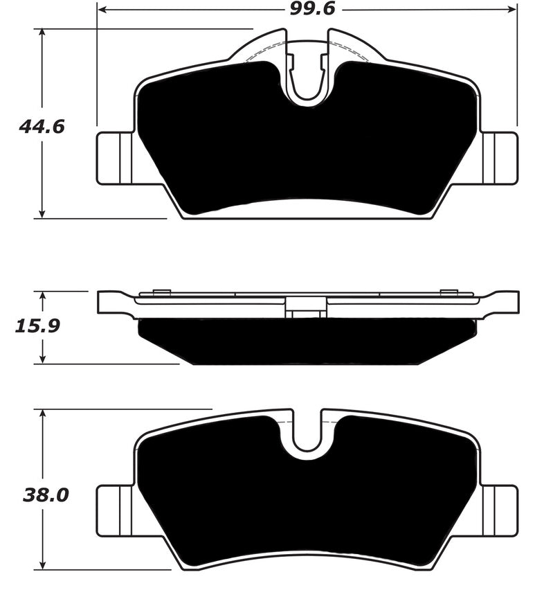 Porterfield Brake Pads for 2016 MINI Cooper w/JCW 5 Lug