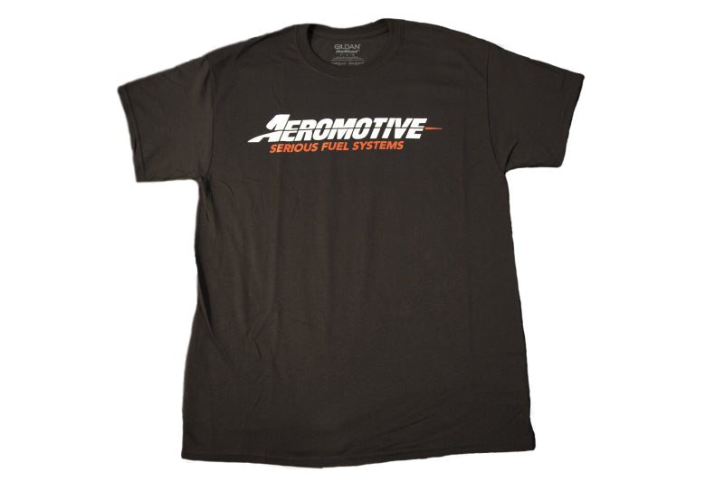 Aeromotive Standard Logo Black/Red T-Shirt - Small 91124