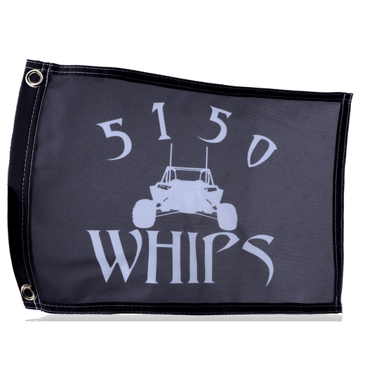 5150 Whips 3x5 Black 5150 Flag