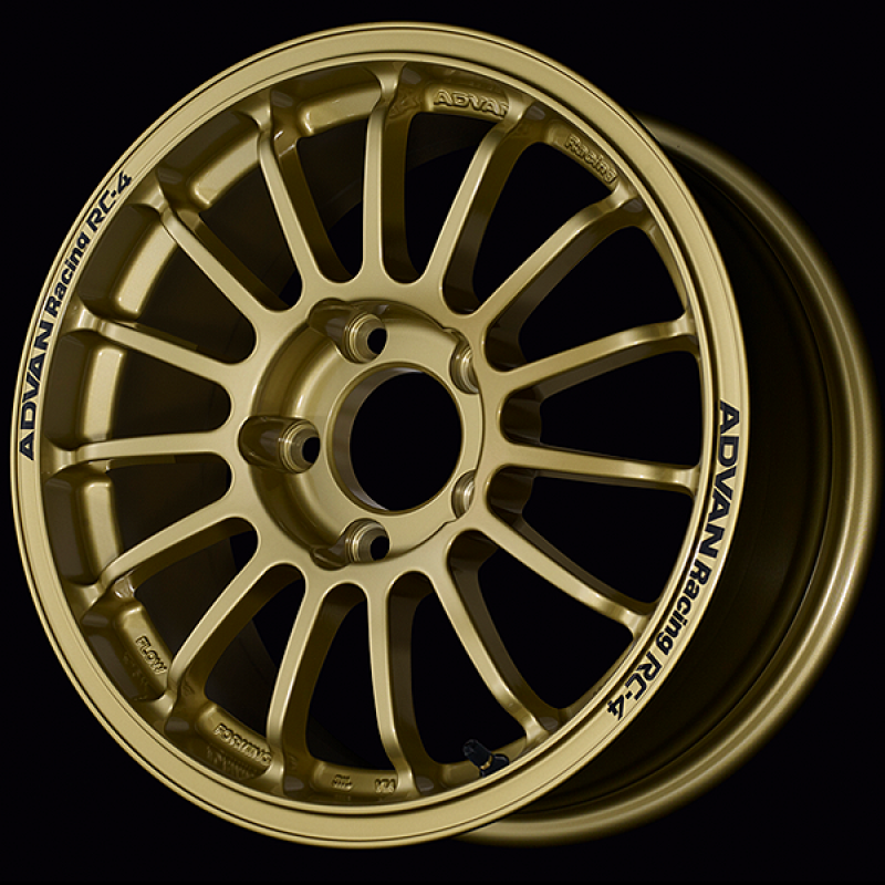 Advan RC-4 15x6.5 / +35 Offset / 5x114.3 / 73mm Bore / Rally Gold YAU5D35EZ