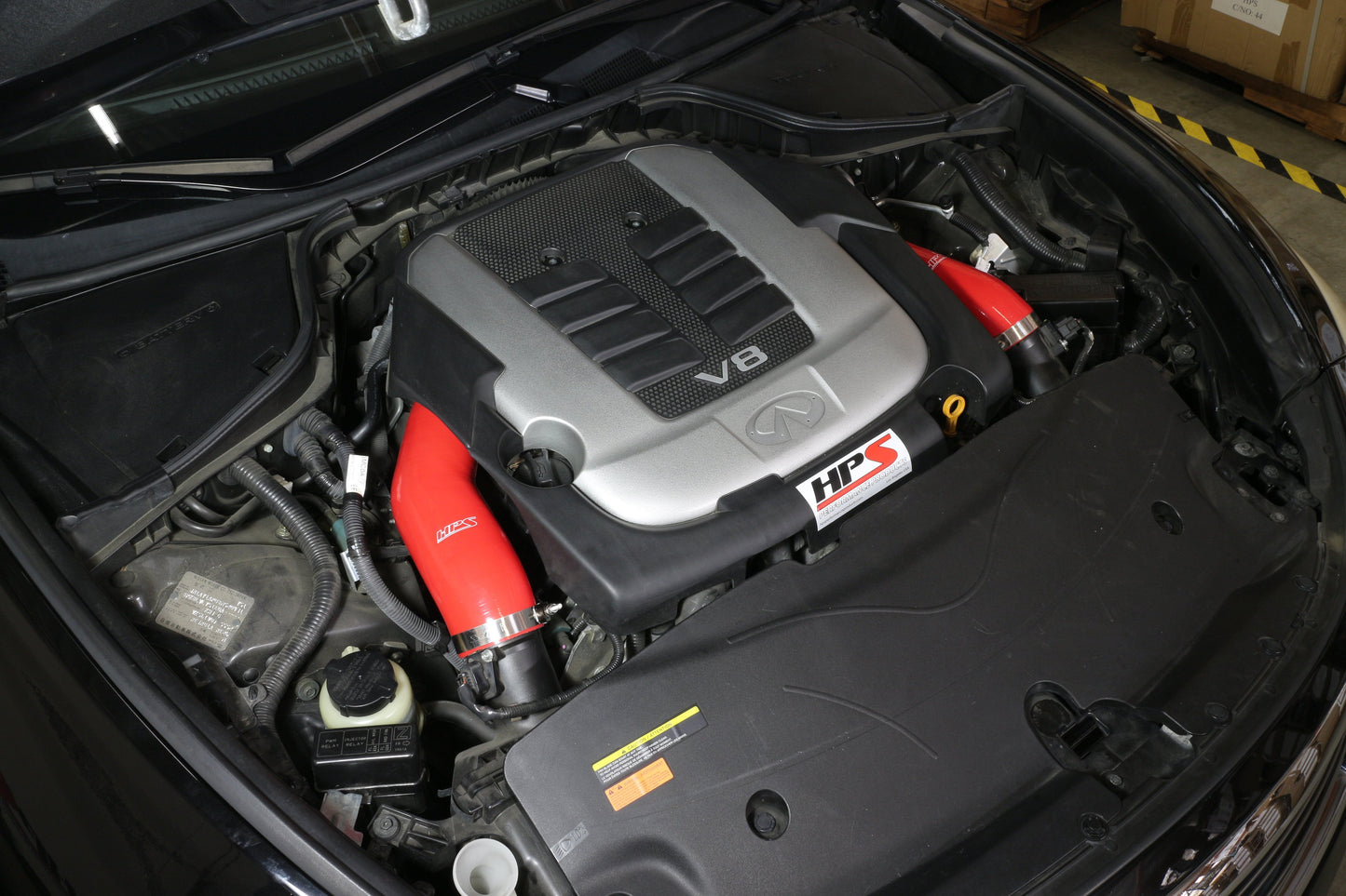 HPS Performance HPS Silicone Post MAF Air Intake Hose Kit Infiniti 2014-2019 Q70 5.6L V8, 57-1517
