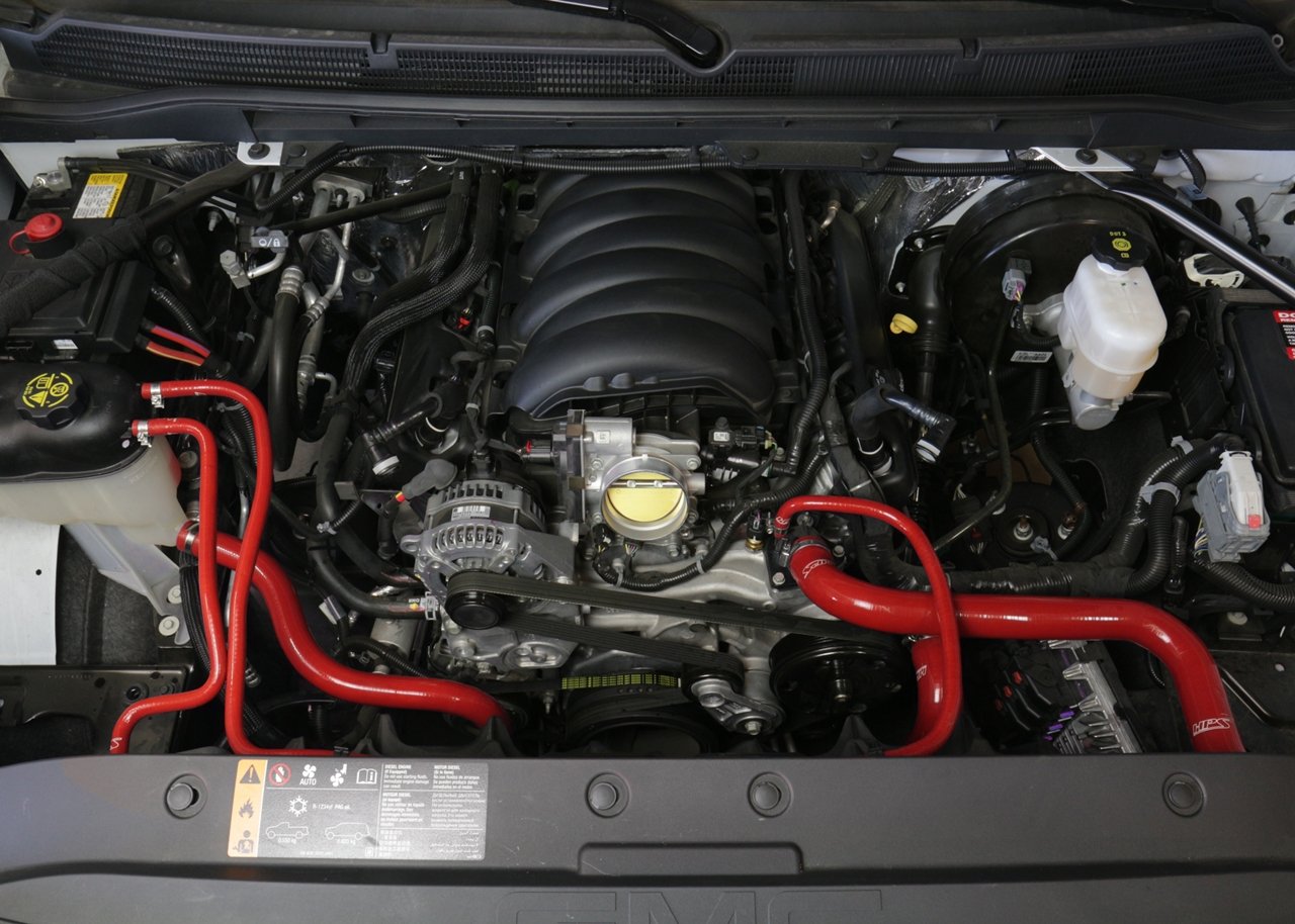 HPS Performance HPS Silicone Radiator Coolant Hose Kit GMC 2014-2019 Sierra V8 5.3L, 57-1594R