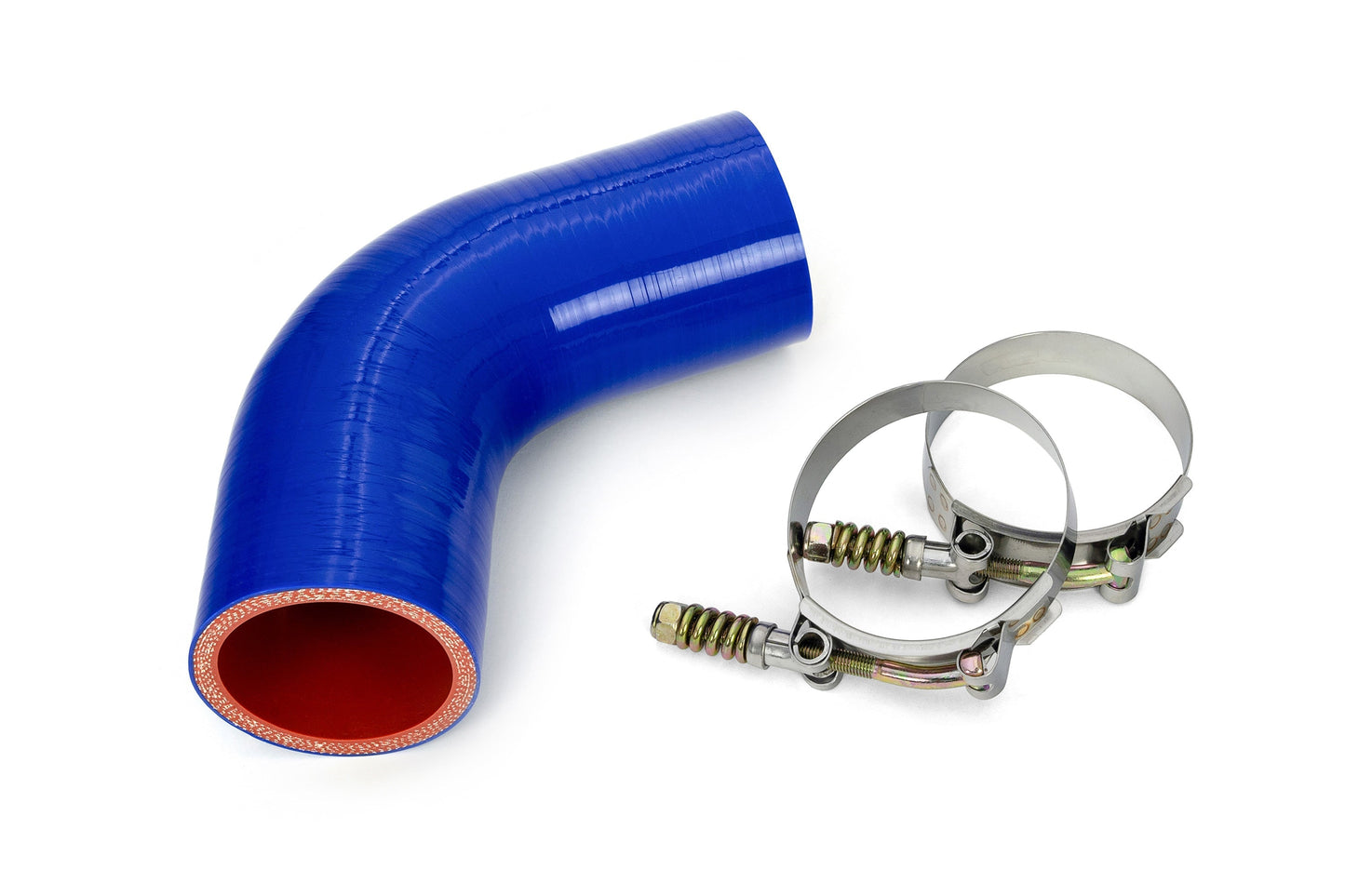 HPS Performance HPS Silicone Transmission Oil Cooler Coolant Hose Volvo Mack MP7 Engine Trucks, replace OE Part # 22891994 , 57-1718