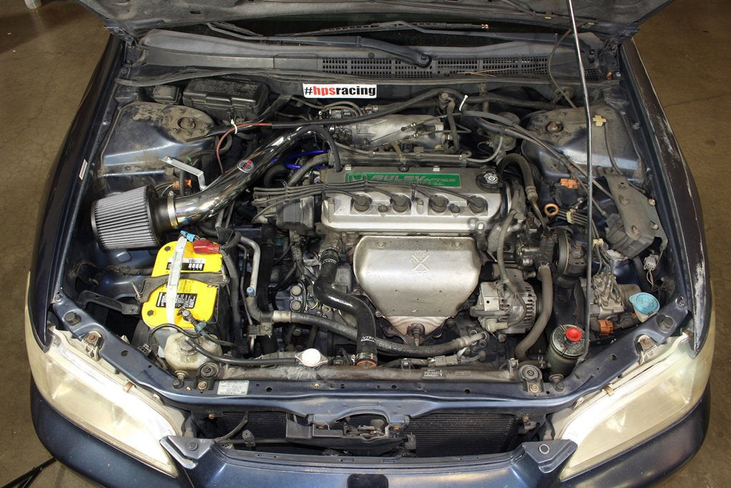 HPS Shortram Air Intake Kit 1998-2002 Honda Accord 2.3L DX EX LX VP SE, Polish
