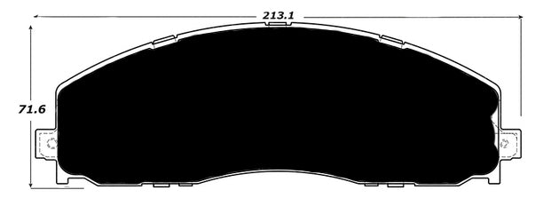 Porterfield Brake Pads for 2016 FORD F250 Pickup 3/4 Ton 2WD