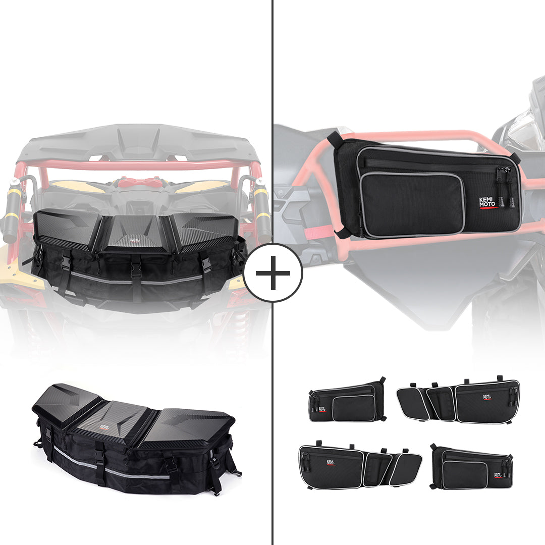 Kemimoto Rear Storage Bag & Door Bags Maverick X3 MAX
