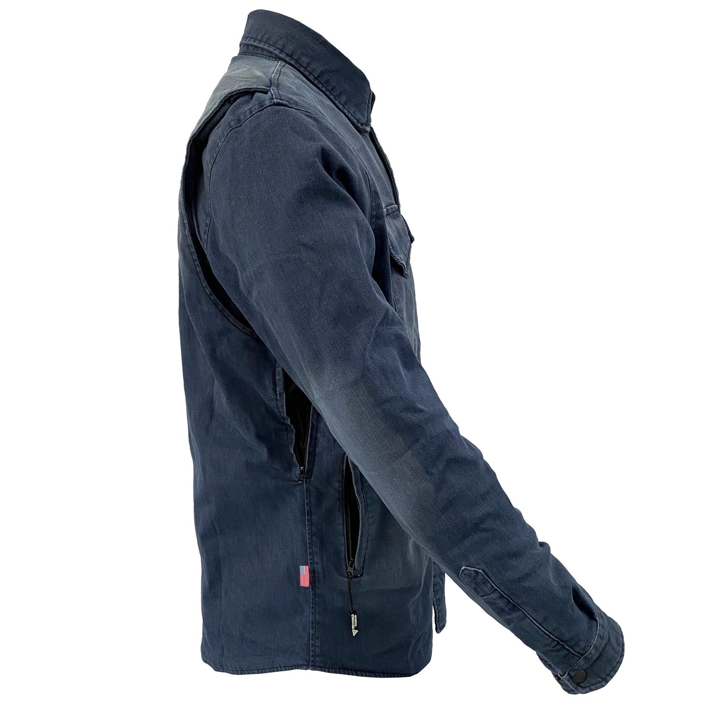 Protective Jeans Jacket - Blue Faded