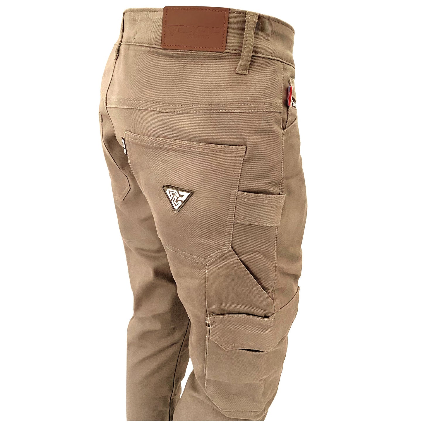 Cargo Pants Straight Fit - Khaki Solid