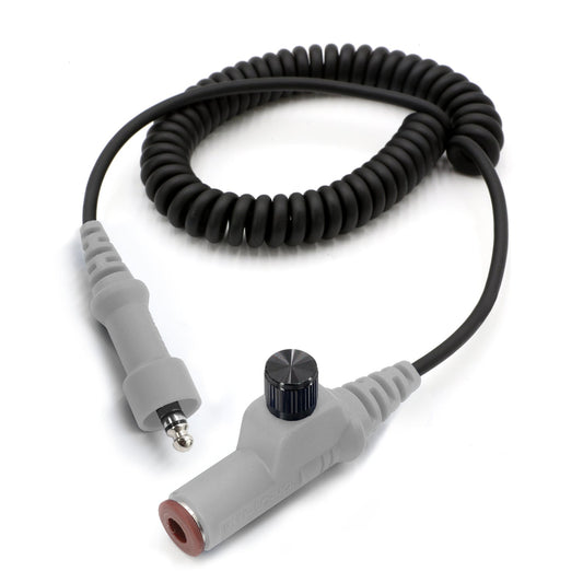 Headset and Helmet Kit Extension Cable with Volume Control - RUGGED