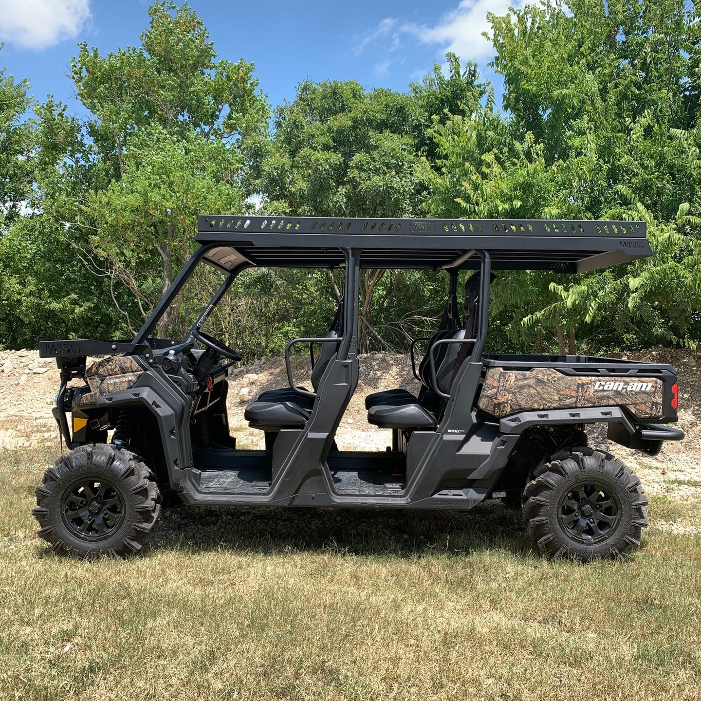 Can-Am Defender Max Ultra Extended UTV Top - Overhangs Over Rear Bed