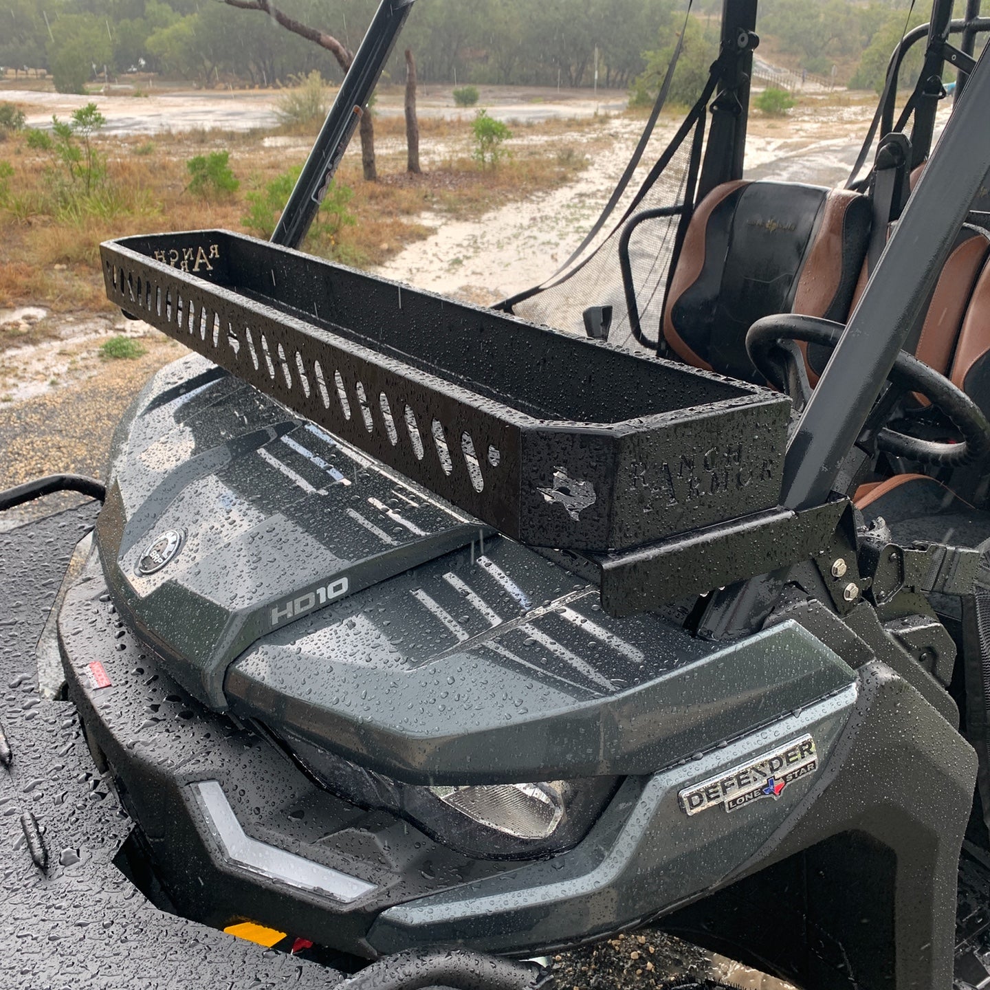Can-Am Defender Ranch Armor Front Roll Bar Basket Rack