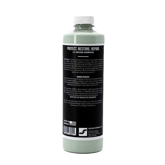 Metal Magic Metal Polish (use by hand or with machine)