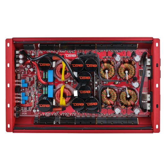 HOOLIGAN KO 1-Channel Amplifier with Voltmeter 5000 Watts Rms @ 1-Ohm Made In Korea