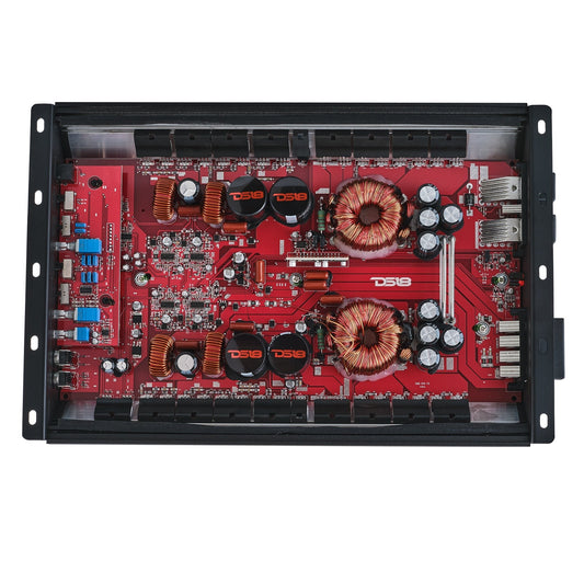 HOOLIGAN KO Full Range Class D 4-Channel Amplifier 4 x 300 Watts Rms @ 4-Ohm Made In Korea