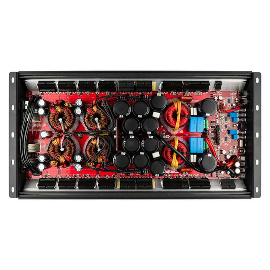 HOOLIGAN KO 1-Channel Amplifier with Voltmeter 8000 Watts Rms @ 1-Ohm Made In Korea