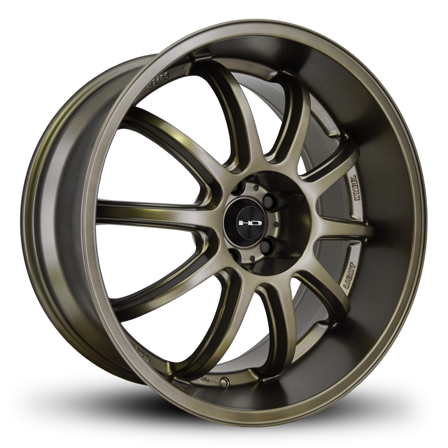 HD Wheels Clutch 20x10 +42 5x114.3mm 73.1mm Satin Bronze