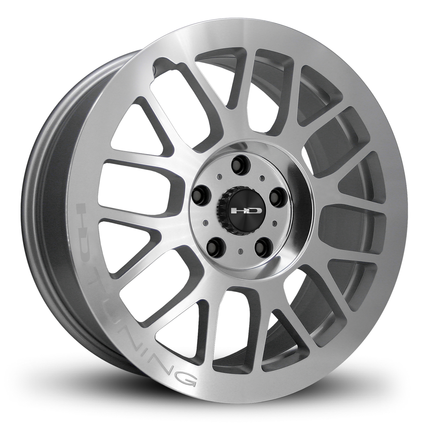 HD Wheels Gear 18x9 +45 5x112mm 73.1mm Gloss Silver/Machined Face