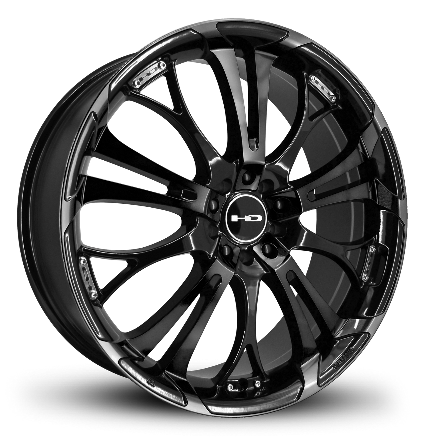 HD Wheels Spinout 18x7.5 +35 5x112/5x114.3mm 73.1mm Gloss Black