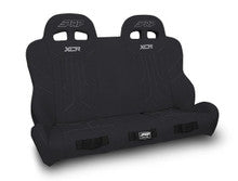 XCR Quick Release Rear Suspension Bench Seat for Polaris RZR PRO XP4, PRO R4, Turbo R4, Black