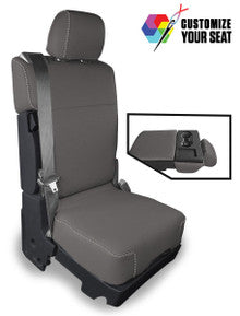 Center Jump Seat Cover w/ Standard Console for 2015+ Ford F150, 2017+ Super Duty