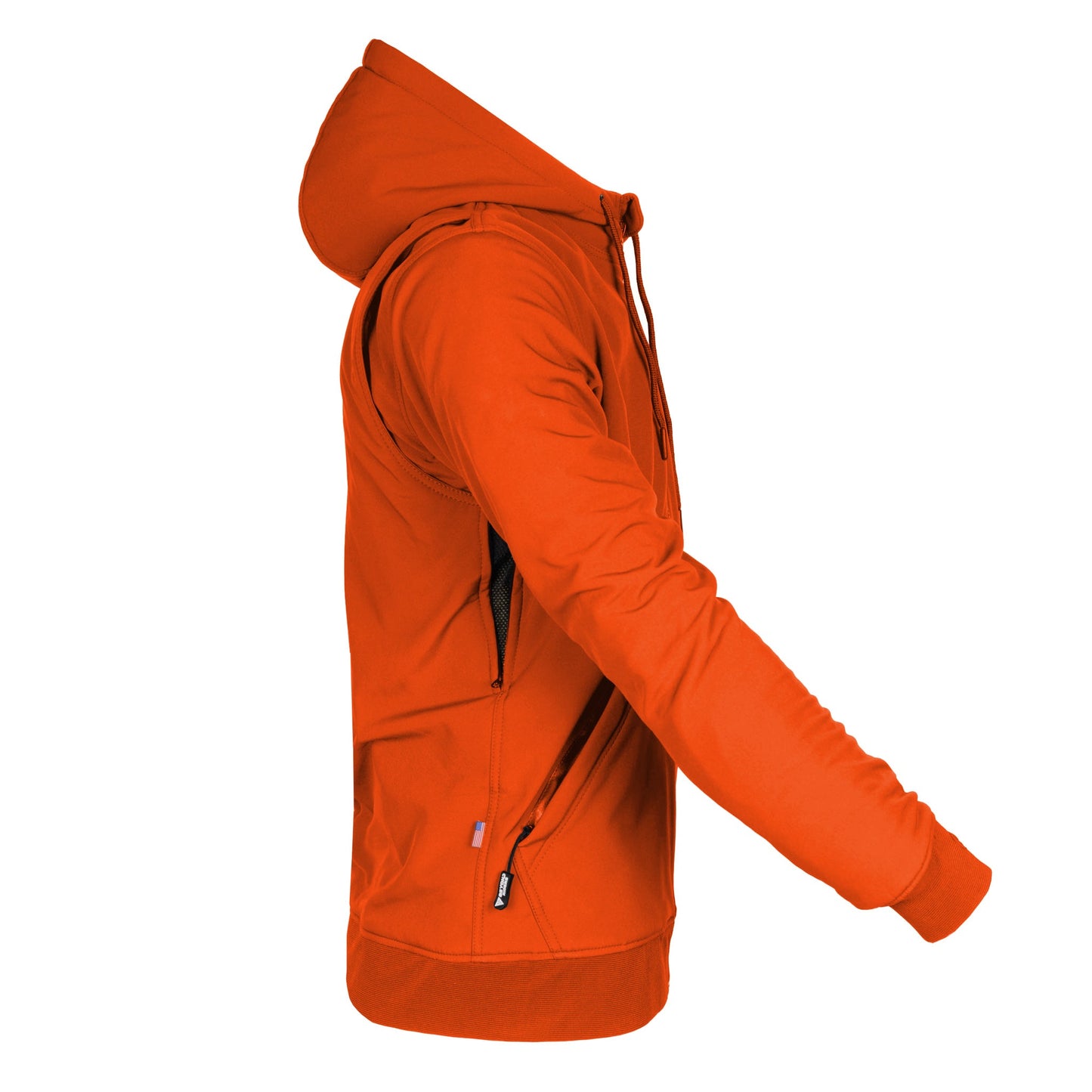 Protective SoftShell Unisex Hoodie - Orange Matte
