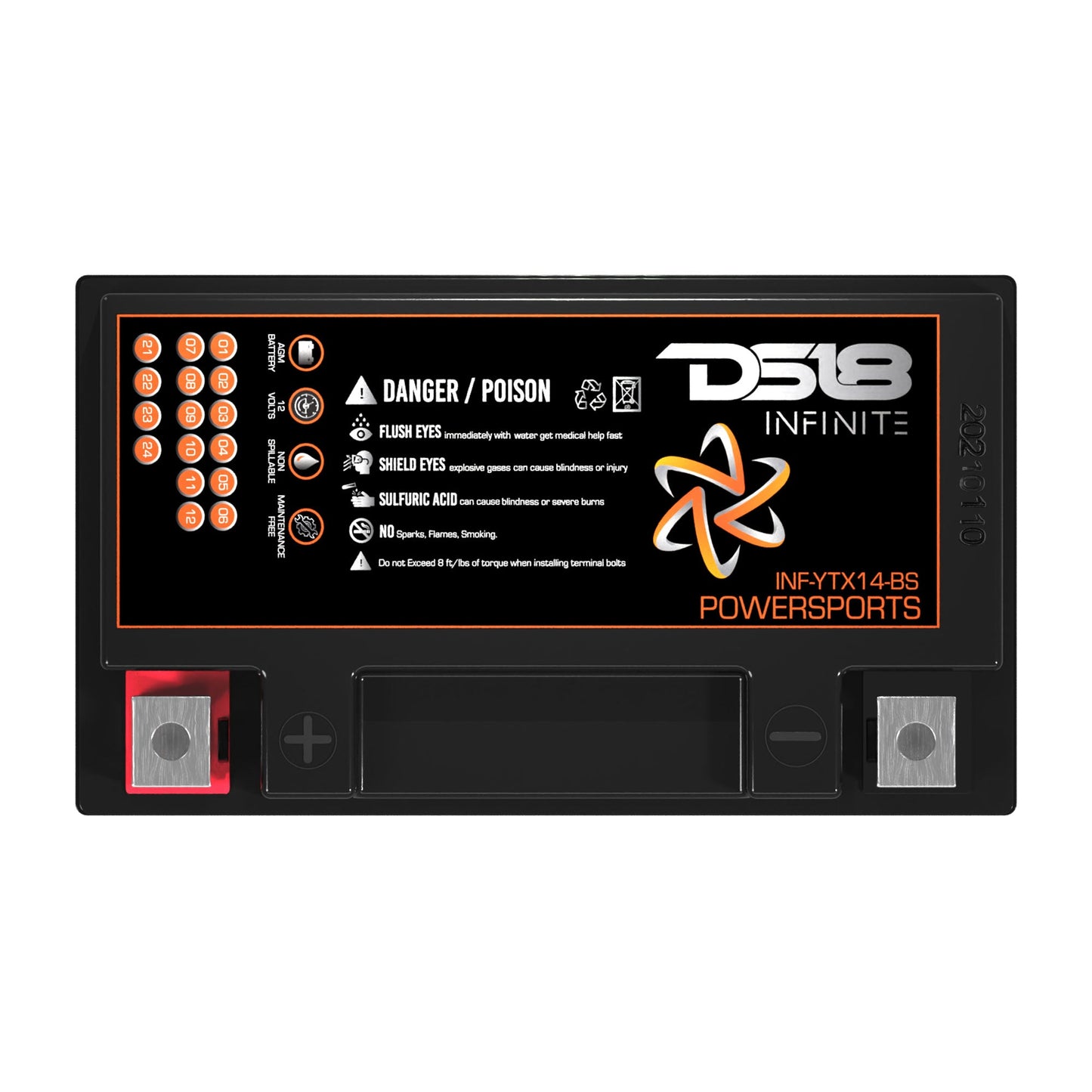 INFINITE 500 Watts 14 AH AGM Power Cell For Power Sports