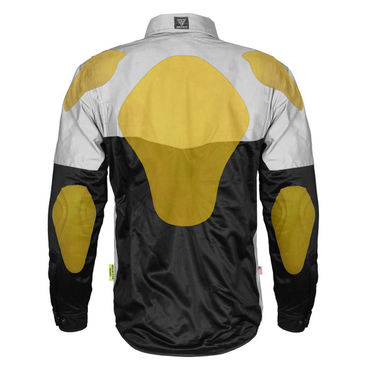 Ultra Reflective Shirt "Alloy Eclipse" - Black and Silver