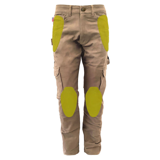Cargo Pants Relaxed Fit - Khaki Solid