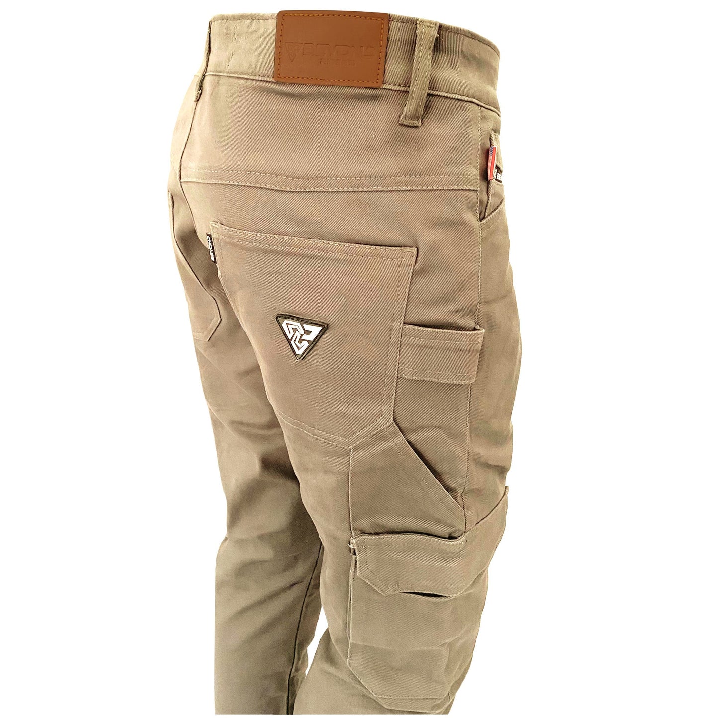 Cargo Pants Loose Fit (Extra Wide) - Khaki Solid
