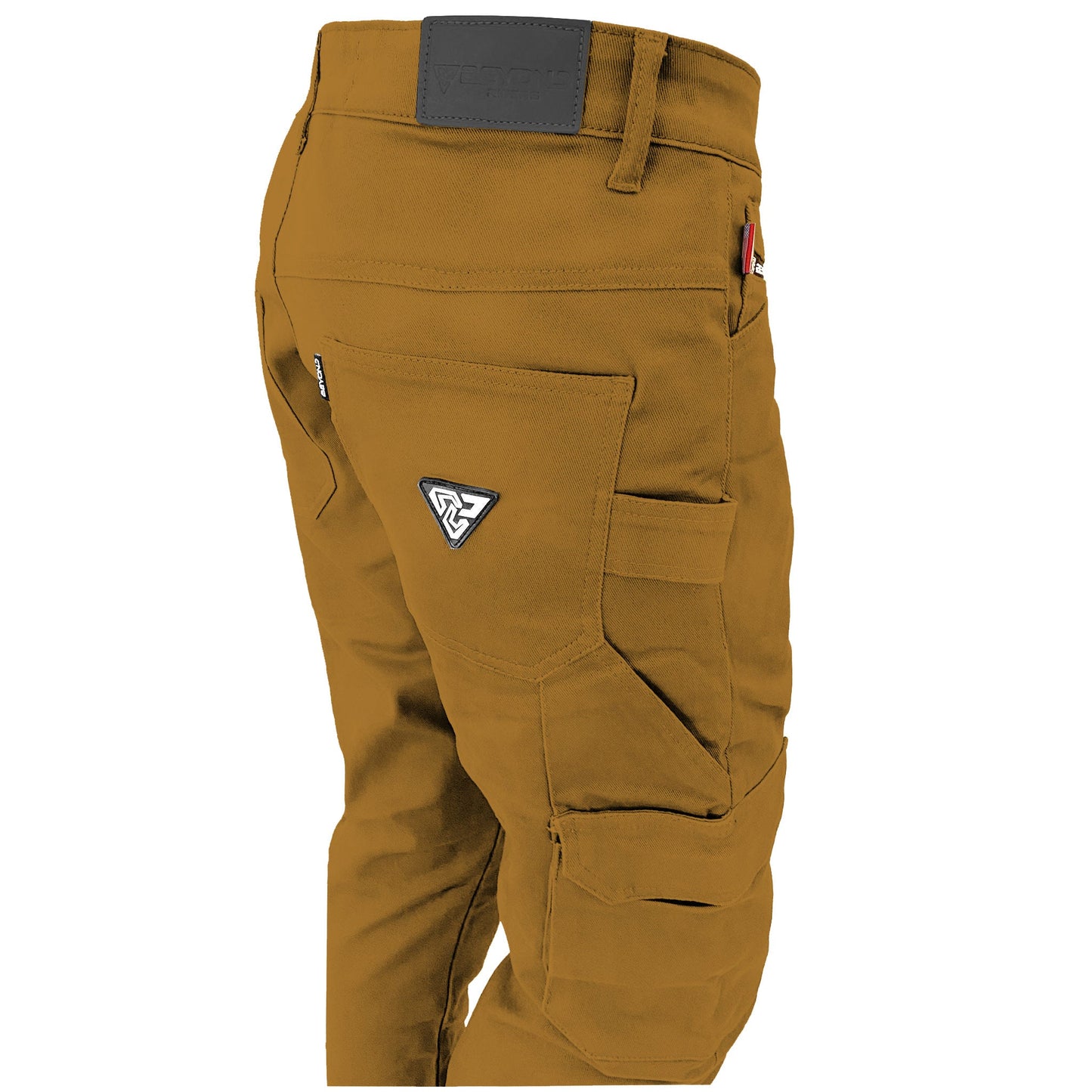 Cargo Pants Loose Fit (Extra Wide) - Light Brown Solid