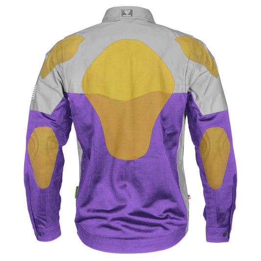 Summer Mesh Reflective Shirt Purple Eclipse