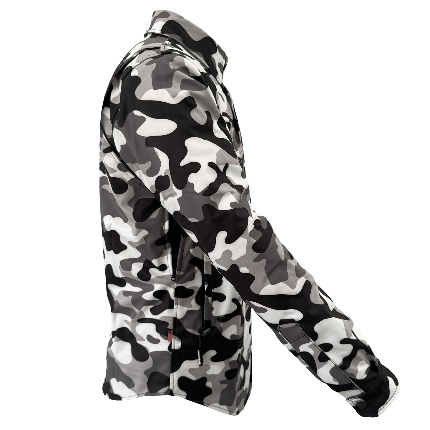 Protective SoftShell Winter Jacket for Men - Camouflage SnowFox