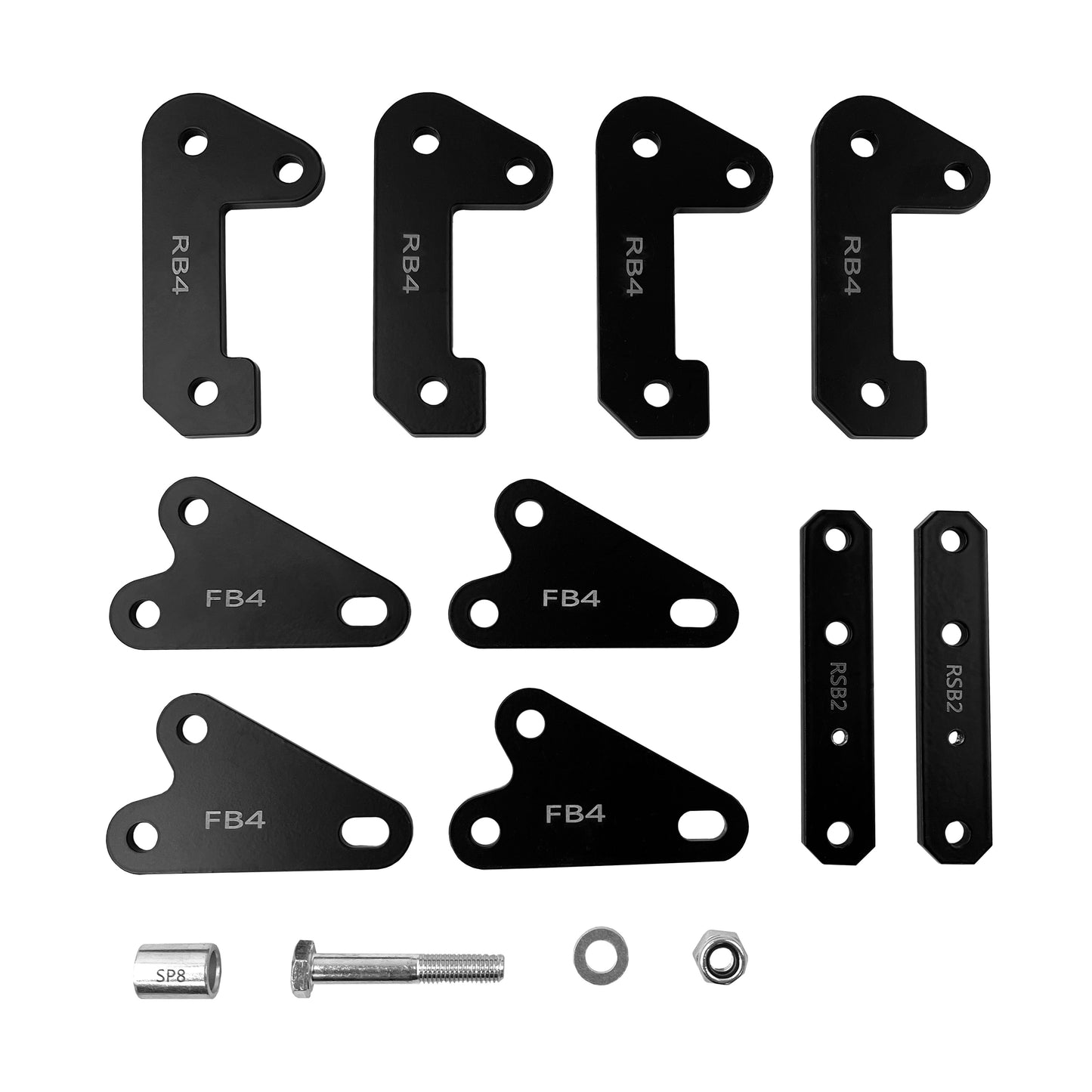 20132019 Polaris Ranger 1000/900/570 Heavy Duty Bracket Lift Kit