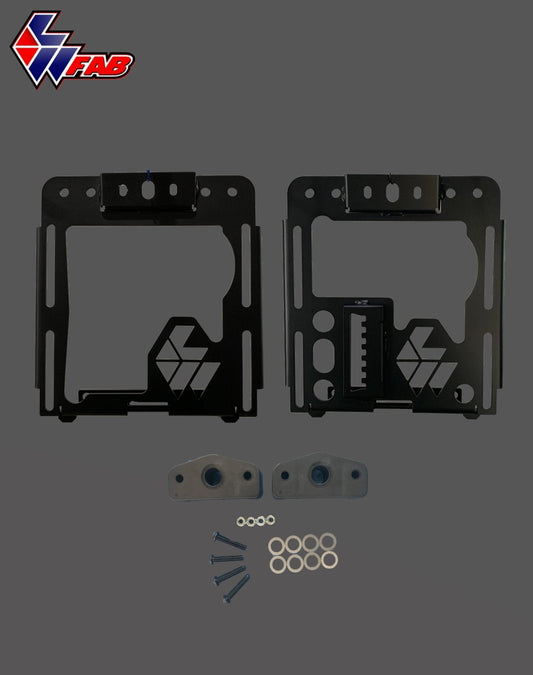 L&W Fab Polaris Seat Lowering Conversion Bases for Polaris RZR 800 / 900