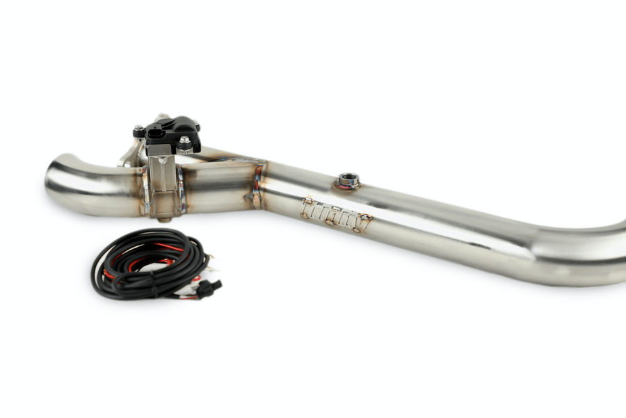 Trinity Racing Side Piece Header Pipe & Electronic Cutout for RZR Pro XP / Turbo R