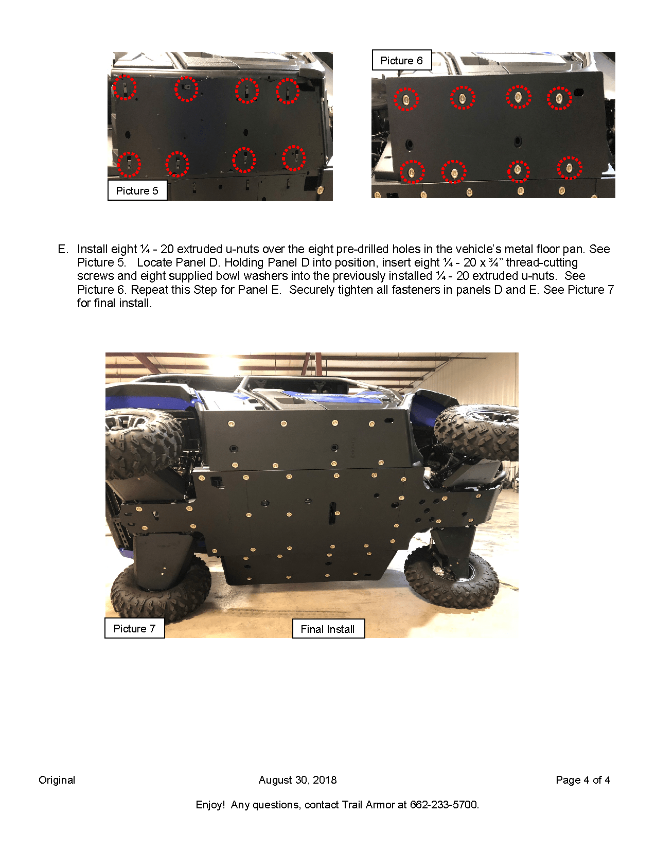 Trail Armor Full Skids with Integrated Sliders Yamaha for 2018-22 Wolverine X4 / X4 Special Edition