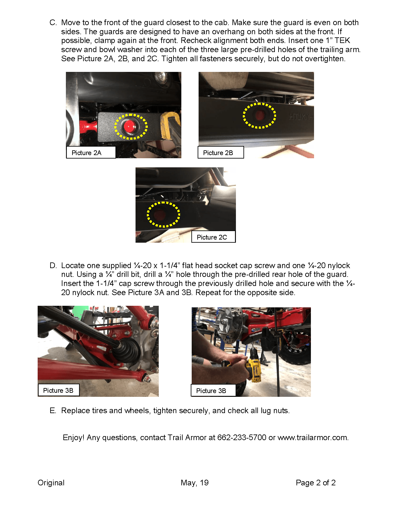 Trail Armor Trailing Arm Impact Guards for Honda Talon 1000X