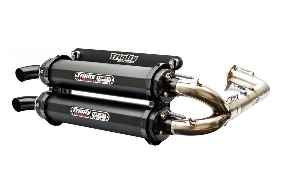 Trinity Racing Slip On Exhaust for Polaris RZR XP Turbo & Turbo S