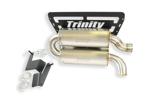POLARIS XPEDITION SINGLE MUFFLER EXHAUST - QUIET SLIP ON