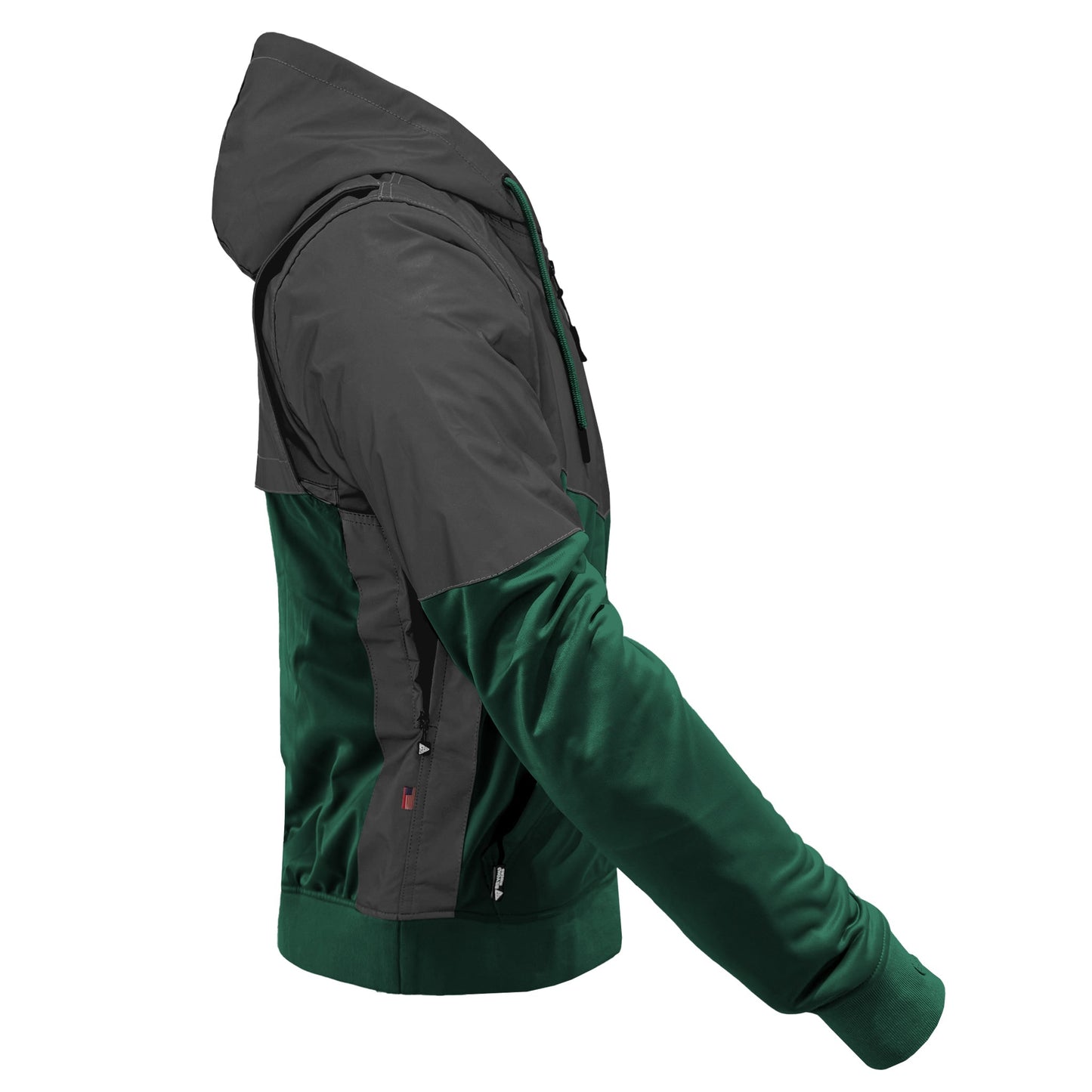 Ultra Reflective Hoodie Dark Green Nebula