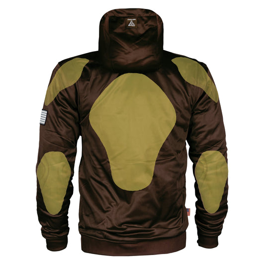 Brown Solid Ultra Protective Hoodie