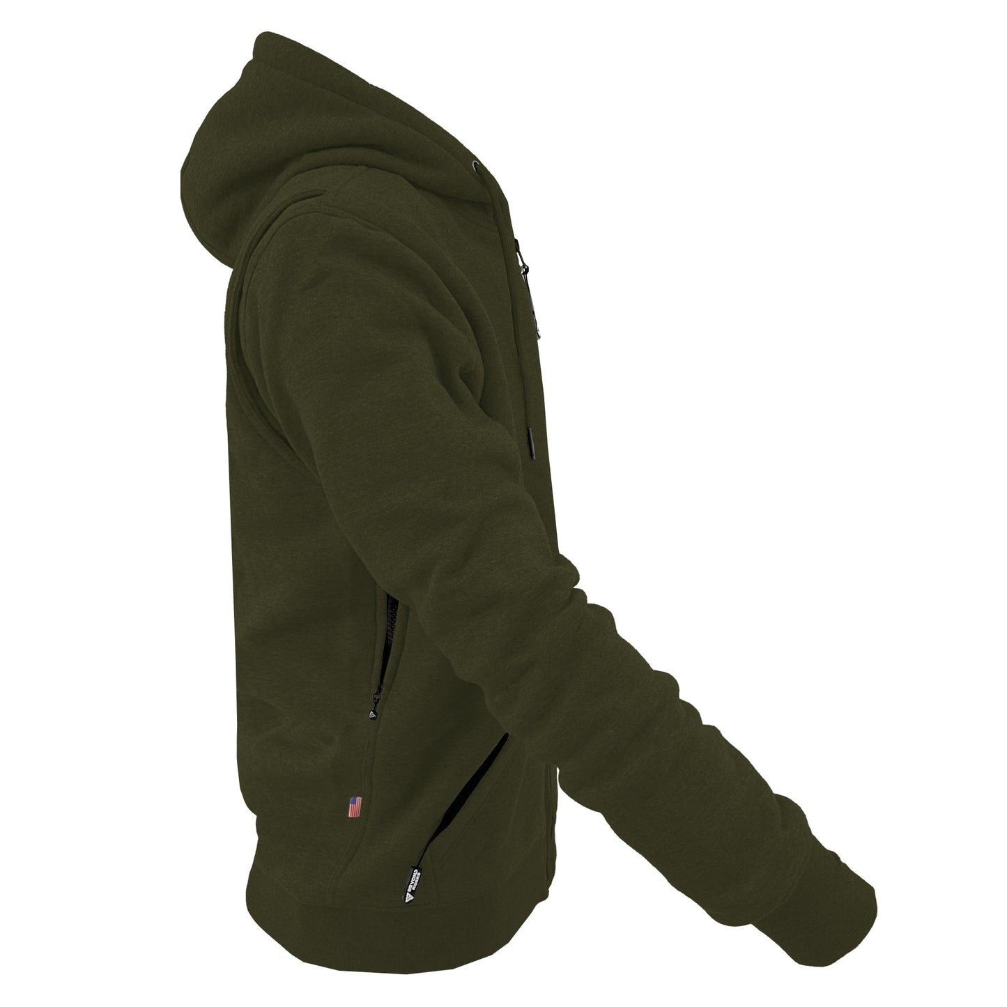 Protective Fleece Unisex Hoodie - Army Green