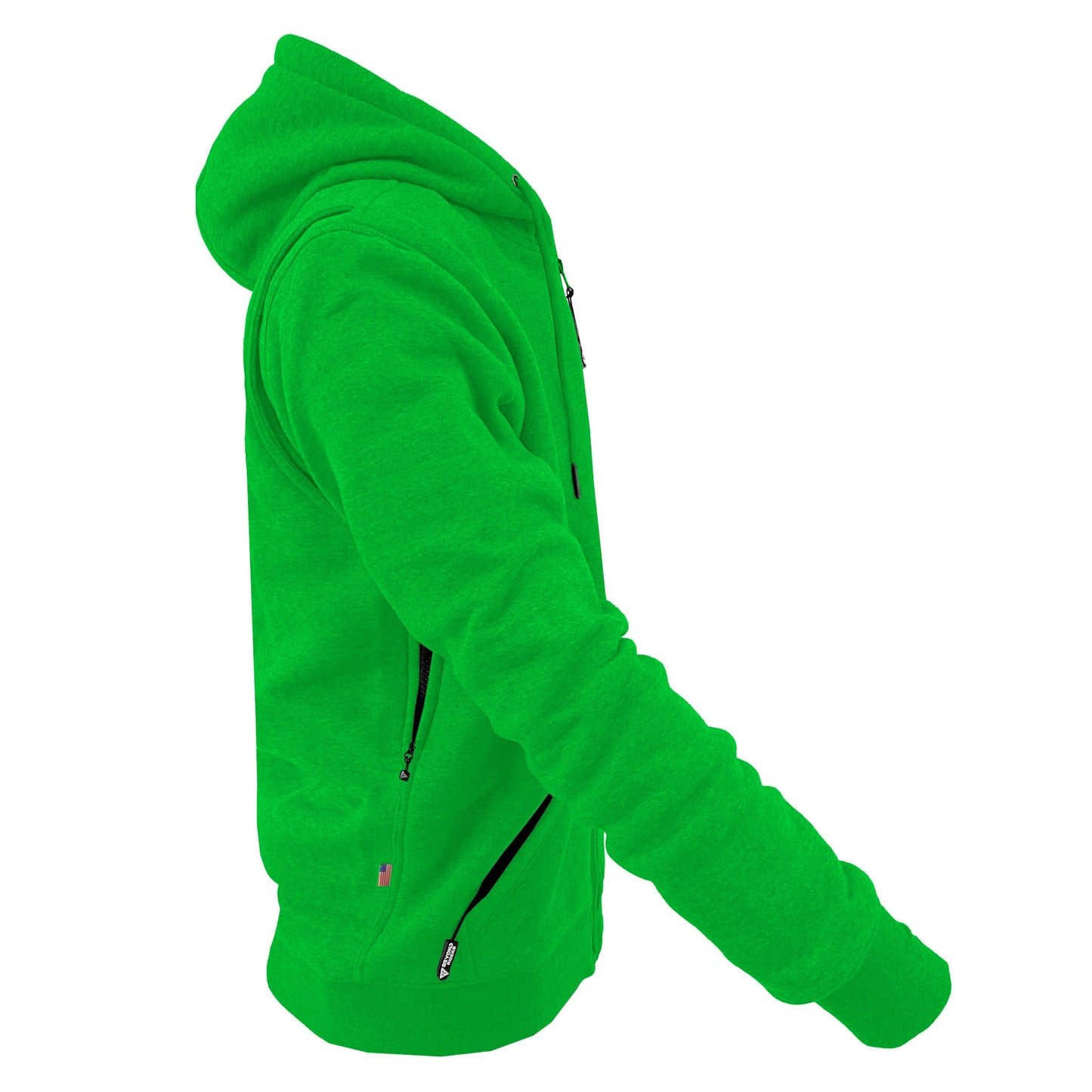 Protective Fleece Unisex Hoodie - Green