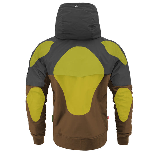 SoftShell Reflective Light Brown Nebula Hoodie