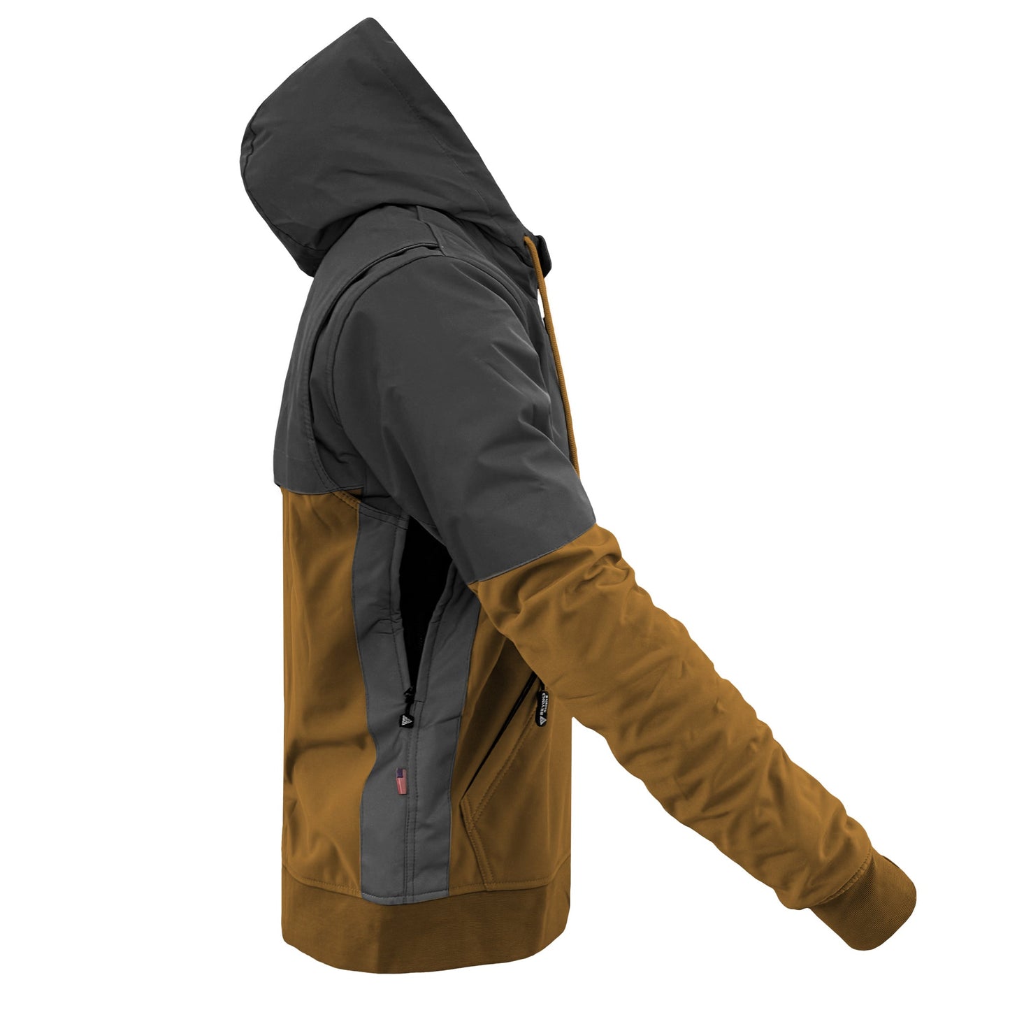 SoftShell Reflective Mustard Nebula Hoodie