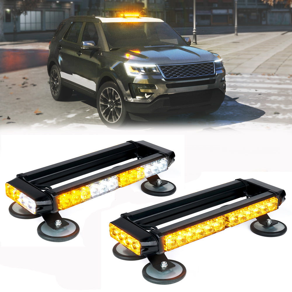 20" LED Rooftop Strobe Light Bar with Magnetic Base | Pursuit Series